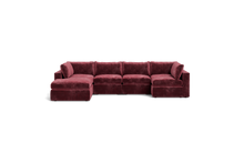 Load image into Gallery viewer, Ciello - Sectional - Bordeaux - Regular Backrest