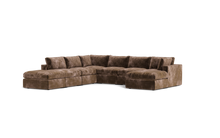 Load image into Gallery viewer, Ciello XL - Sectional - Espresso - Regular Backrest