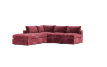Load image into Gallery viewer, Ciello XL - Sectional - Bordeaux - Regular Backrest