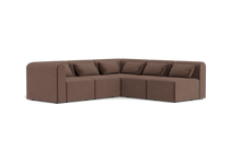 Charger l'image dans la galerie, Atmosphere - Sectional - Rounded Backrest - Chocolate