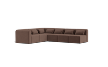 Charger l'image dans la galerie, Atmosphere - Sectional - Rounded Backrest - Chocolate