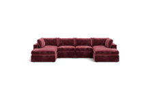 Load image into Gallery viewer, Ciello - Sectional - Bordeaux - Regular Backrest