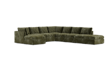 Load image into Gallery viewer, Ciello - Sectional - Sage - High Angled