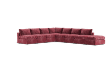 Load image into Gallery viewer, Ciello - Sectional - Bordeaux - Regular Backrest