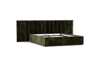Load image into Gallery viewer, Ara Bed - Queen - Upholstered - Sage - Non-storage
