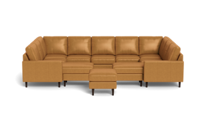 Altus - Sectional - Amber - Square Arms