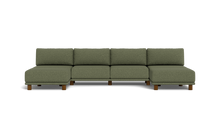Load image into Gallery viewer, Luna - Sofa - Moss Green - Low Arms - Tall Legs
