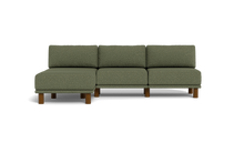 Load image into Gallery viewer, Luna - Sofa - Moss Green - Low Arms - Tall Legs
