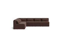 Charger l'image dans la galerie, Atmosphere Sleeper Sofa &amp; Sectional - Rounded Backrest - Chocolate
