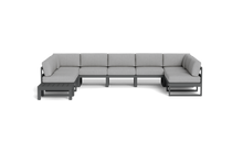 Load image into Gallery viewer, Mistral - Sectional - Pebble - Block - Silver Shade

