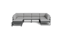 Load image into Gallery viewer, Mistral - Sectional - Pebble - Block - Silver Shade
