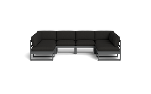 Mistral - Sectional - Pebble - Ellipse - Patio
