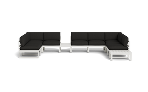 Mistral - Sectional - Sandstone - Ellipse - Patio