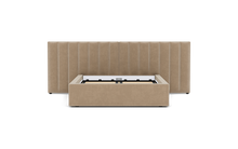 Load image into Gallery viewer, Ara Bed - Full - Upholstered - Crumble - Storage
