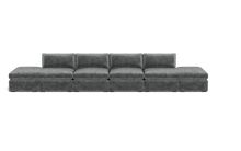 Load image into Gallery viewer, Ciello XL - Sofa - Basalt - Regular Arms
