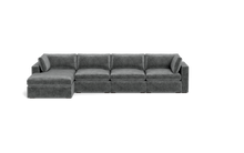 Load image into Gallery viewer, Ciello XL - Sofa - Basalt - Regular Arms
