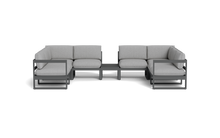Load image into Gallery viewer, Mistral - Sectional - Pebble - Ellipse - Silver Shade
