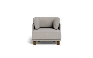Luna - Sofa - Dream Grey - High Arms - Low Legs