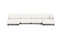 Load image into Gallery viewer, Luna - Sofa - Snowdrift - High Arms - Low Legs

