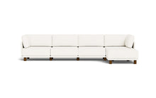 Load image into Gallery viewer, Luna - Sofa - Snowdrift - High Arms - Low Legs
