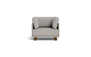 Luna - Sofa - Dream Grey - High Arms - Low Legs