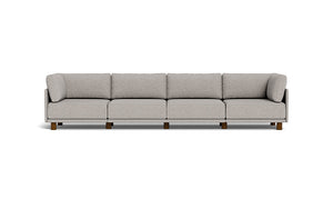 Luna - Sofa - Dream Grey - High Arms - Low Legs