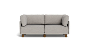 Luna - Sofa - Dream Grey - High Arms - Low Legs
