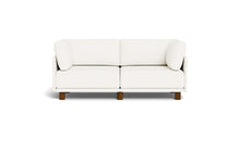 Load image into Gallery viewer, Luna - Sofa - Snowdrift - High Arms - Low Legs
