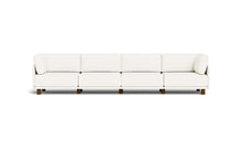 Load image into Gallery viewer, Luna - Sofa - Snowdrift - High Arms - Low Legs
