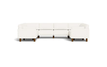 Load image into Gallery viewer, Luna - Sectional - Snowdrift - Low Arms - Tall Legs
