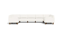 Load image into Gallery viewer, Luna - Sectional - Snowdrift - Low Arms - Tall Legs
