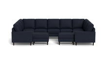 Load image into Gallery viewer, REFURBISHED - Altus - Sectional - Deep Sea - Square Arms
