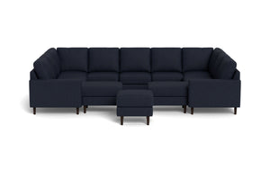 REFURBISHED - Altus - Sectional - Deep Sea - Square Arms