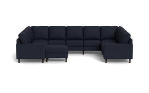 REFURBISHED - Altus - Sectional - Deep Sea - Square Arms