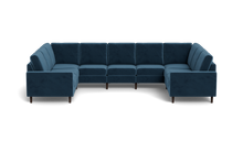 Load image into Gallery viewer, Altus - Sectional - Sapphire - Square Arms
