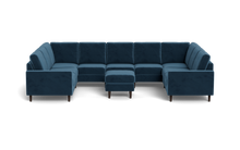 Load image into Gallery viewer, Altus - Sectional - Sapphire - Square Arms
