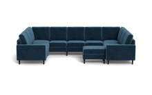 Load image into Gallery viewer, Altus - Sectional - Sapphire - Square Arms
