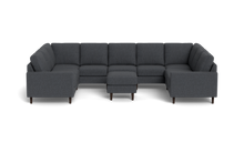 Load image into Gallery viewer, Altus - Sectional - Slate - Square Arms
