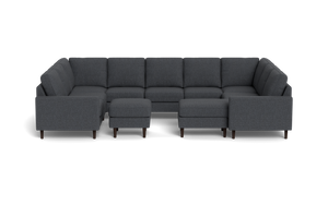 Altus - Sectional - Slate - Square Arms