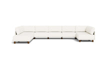 Load image into Gallery viewer, Luna - Sectional - Snowdrift - High Arms - Low Legs
