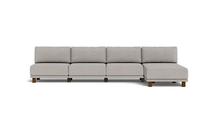Luna - Sofa - Dream Grey - High Arms - Low Legs