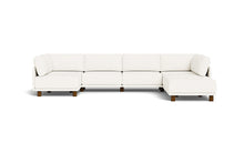Load image into Gallery viewer, Luna - Sectional - Snowdrift - High Arms - Low Legs
