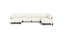 Load image into Gallery viewer, Luna - Sectional - Snowdrift - High Arms - Tall Legs

