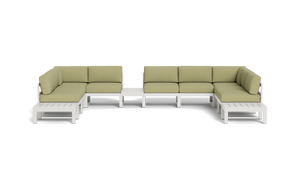 Mistral - Sectional - Sandstone - Block - Fern