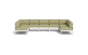 Mistral - Sectional - Sandstone - Block - Fern
