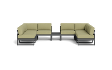 Load image into Gallery viewer, Mistral - Sectional - Pebble - Block - Fern
