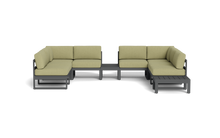 Load image into Gallery viewer, Mistral - Sectional - Pebble - Block - Fern
