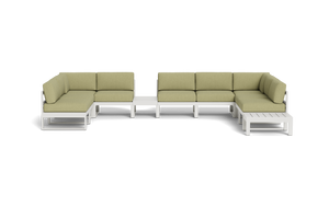 Mistral - Sectional - Sandstone - Block - Fern