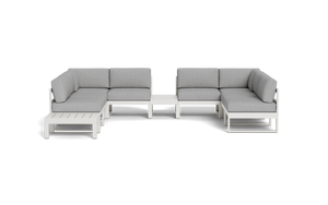 Mistral - Sectional - Sandstone - Block - Silver Shade