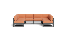 Load image into Gallery viewer, Mistral - Sectional - Pebble - Block - Terracotta
